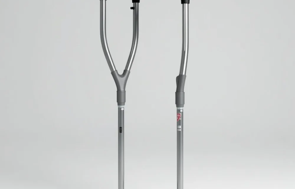 Articulating Spring-Assisted Crutches (Pair) — representative photo