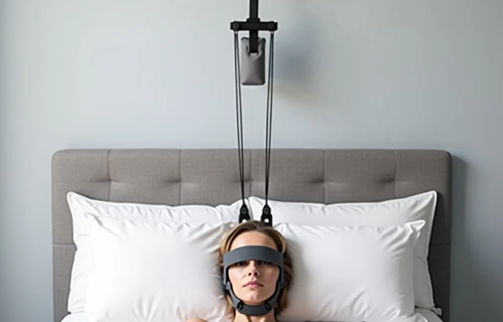 Headboard-Mounted Cervical Traction Frame — representative photo